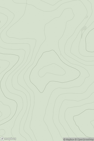 Thumbnail image for Cockplay Hill [The River Tweed to the English Border] [NY182991] showing contour plot for surrounding peak